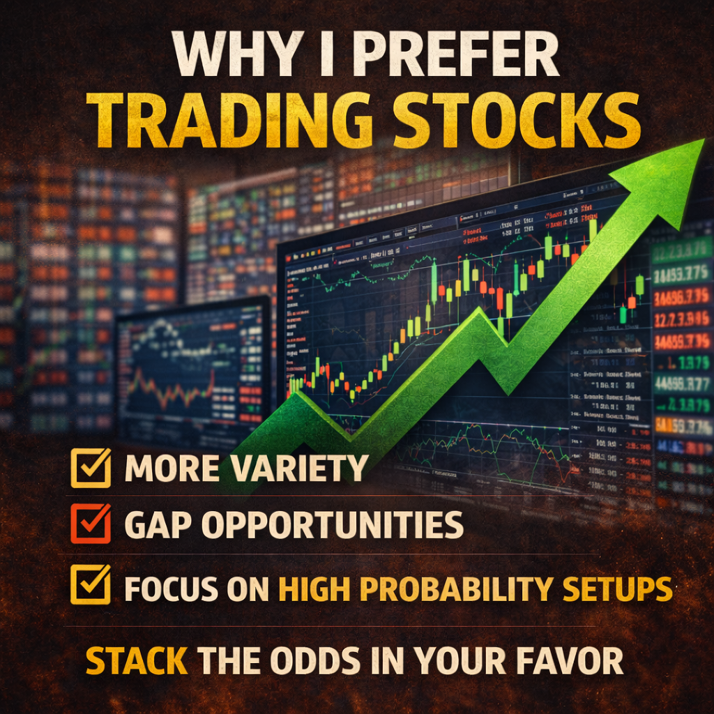 Why I Prefer Trading Stocks